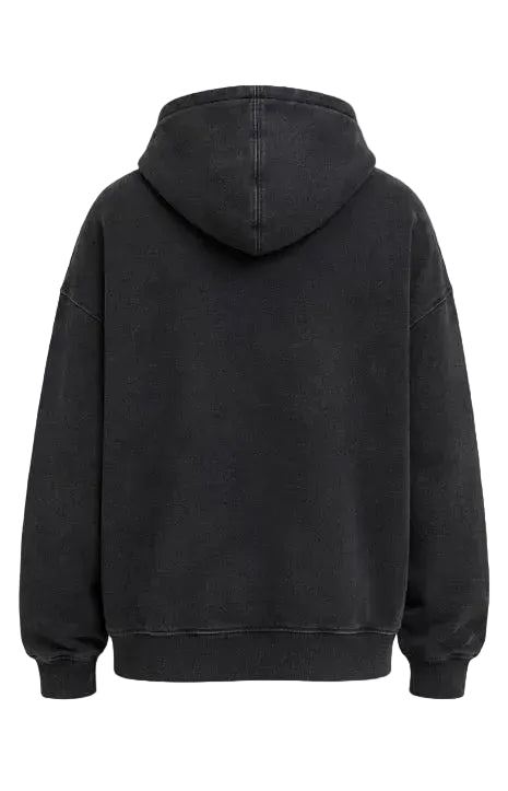 Nocturne Washed Oversized Grey Hoodie.