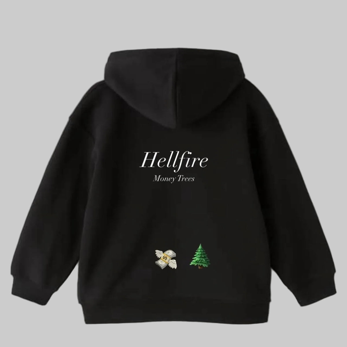 Hell Fire Black Hoodie.