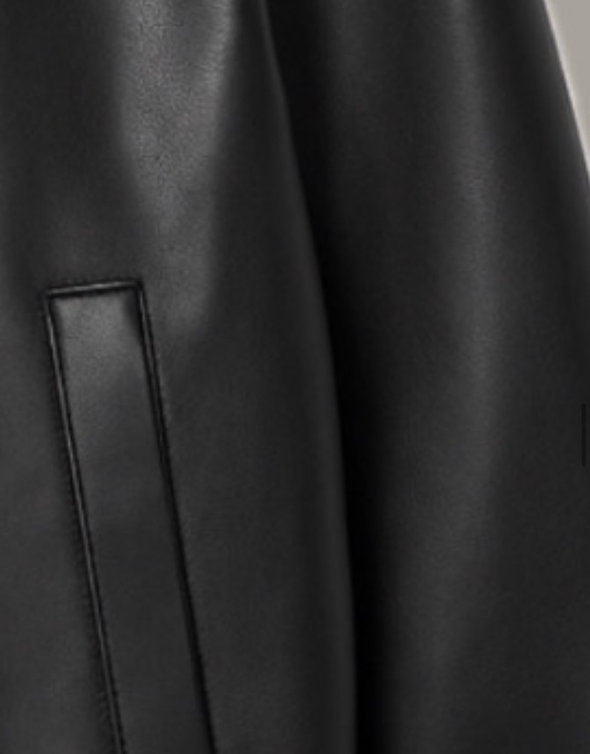 Leather Bomber Jacket.