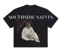 Southside Saints Black Boxy T-Shirt.