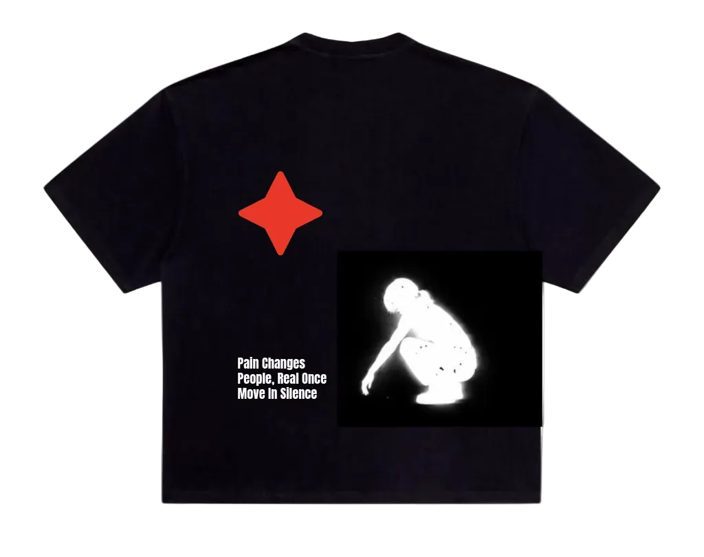 Women's Emo Black T-Shirt.