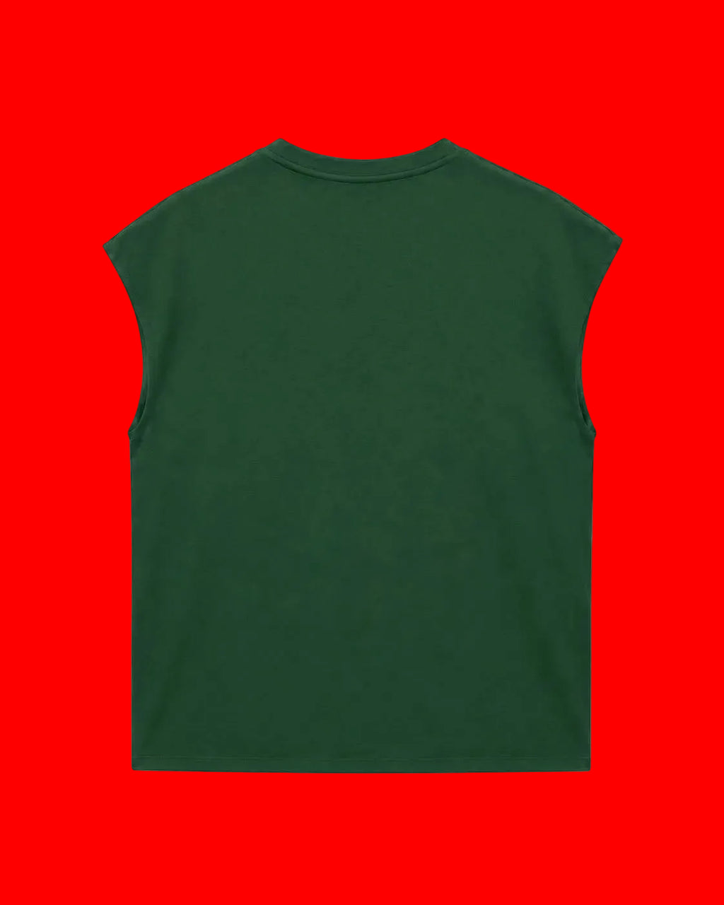 Vintage Green Sleeveless LA'VON Trade Mark T-Shirt.