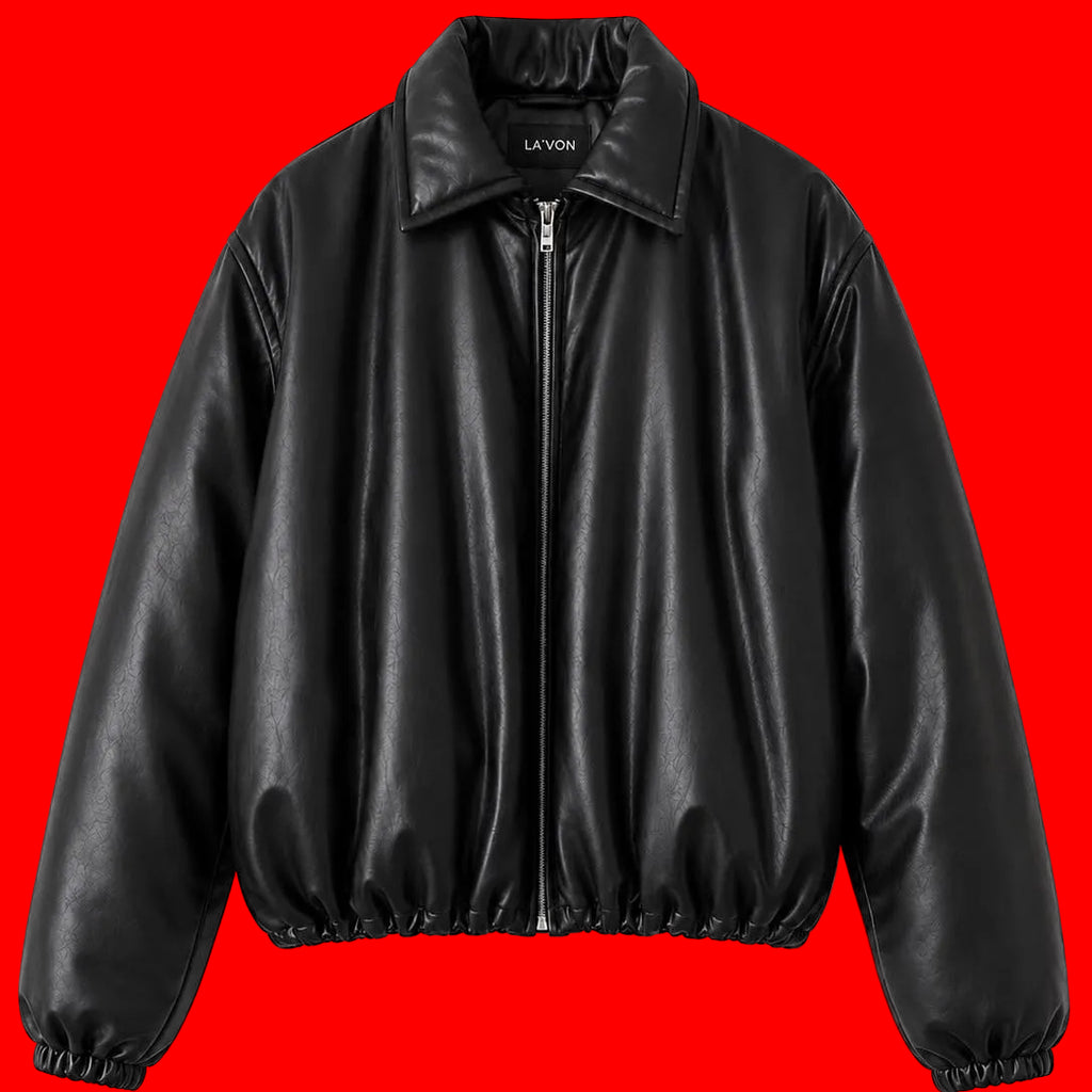 Premium Black Leather Jacket.