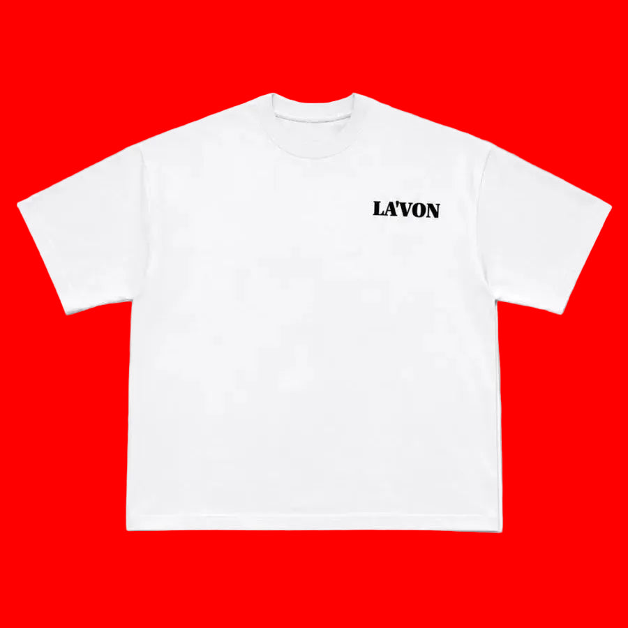 Limited Edition White LA'VON Premium T-Shirt.