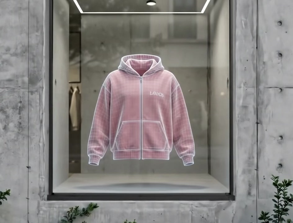 Limited Edition Lumière Oversized Unisex Hoodie.